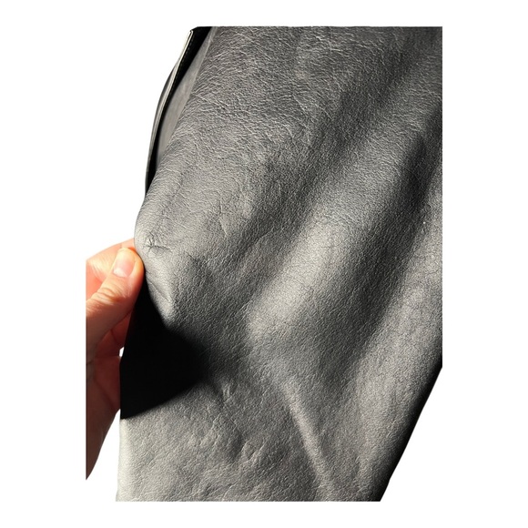 Vintage Black Leather Jacket Small - Picture 4 of 6